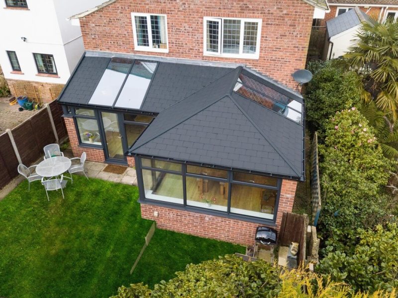 L-shape conservatory wiltshire