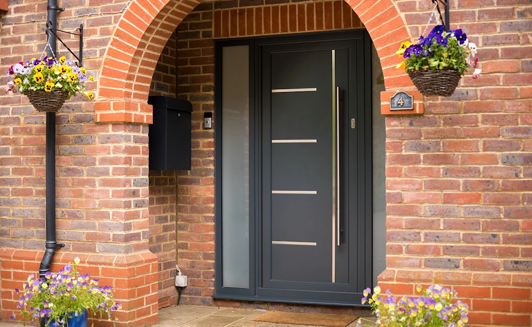 double glazed front door